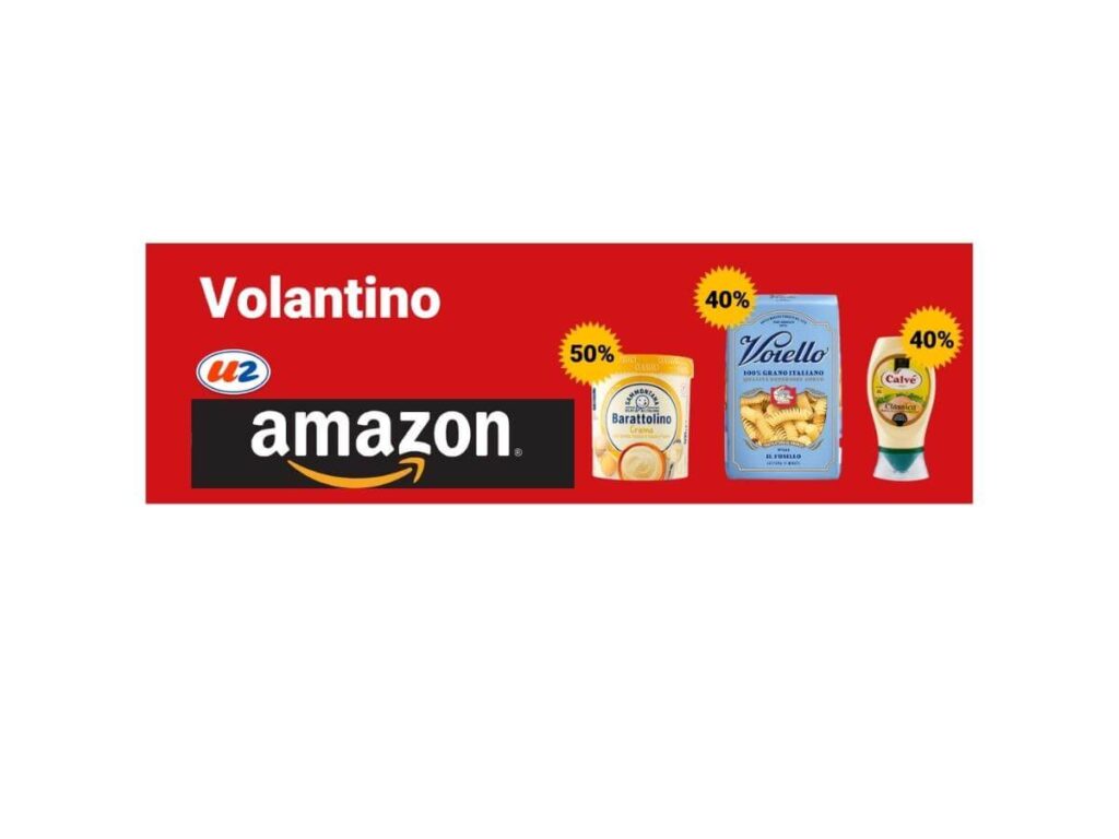 Volantino offerte U2 Amazon