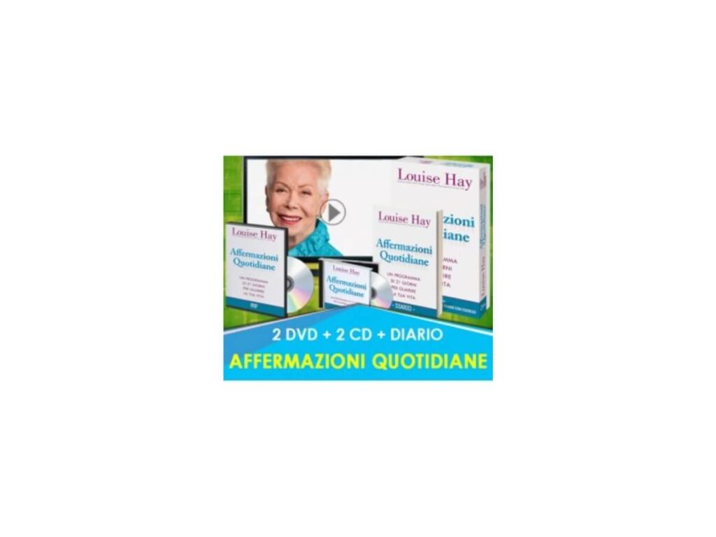Le Affermazioni Quotidiane, il corso di Louise Hay con 2 CD 2 DVD e diario per "guarire la tua vita"