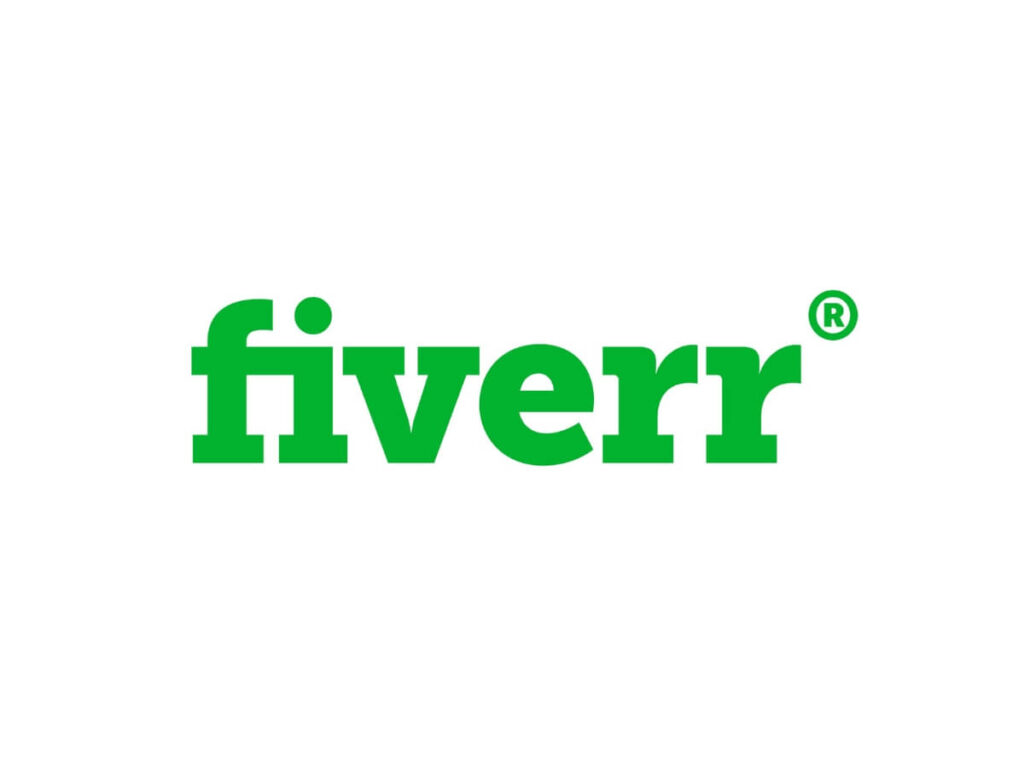 Logo Fiverr marketplace online colore verde