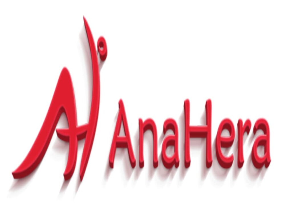 Anahera Corsi Online. Nell'immagine, il logo Anahera colore rosso