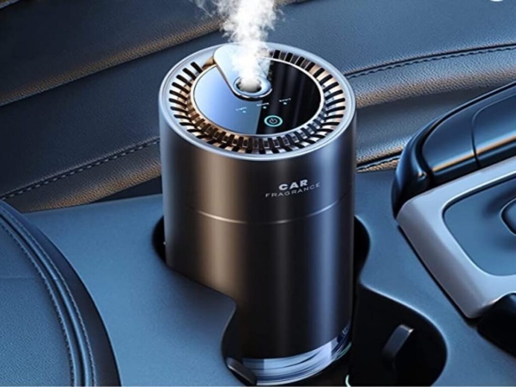Deodoranti auto. Nell'immagine un profumatore auto