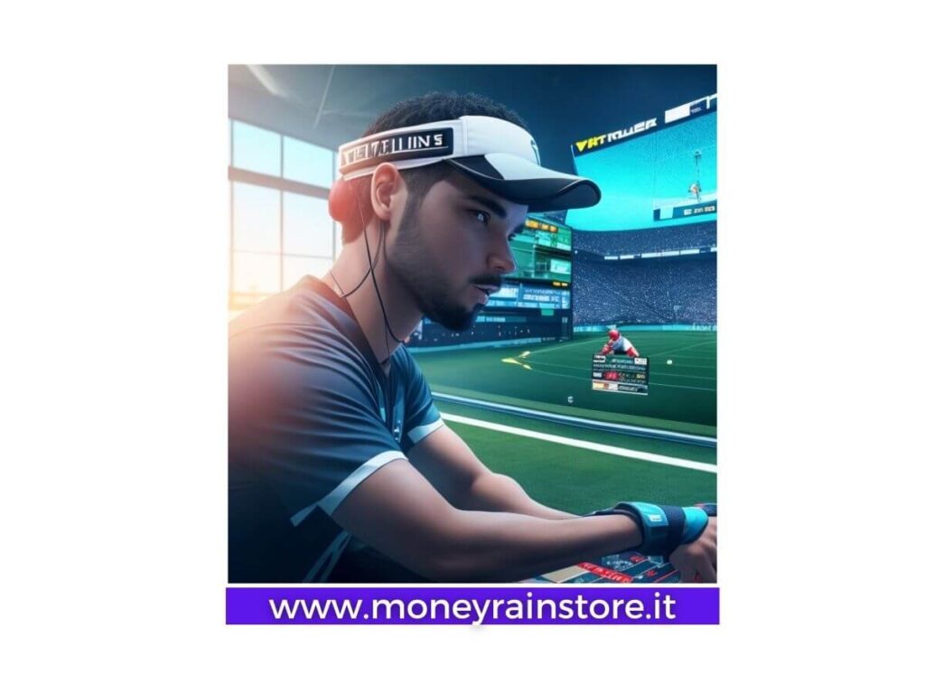 Scommesse Virtuali Sisal; l'immagine raffigura una ragazzo "immerso" in un gioco virtuale