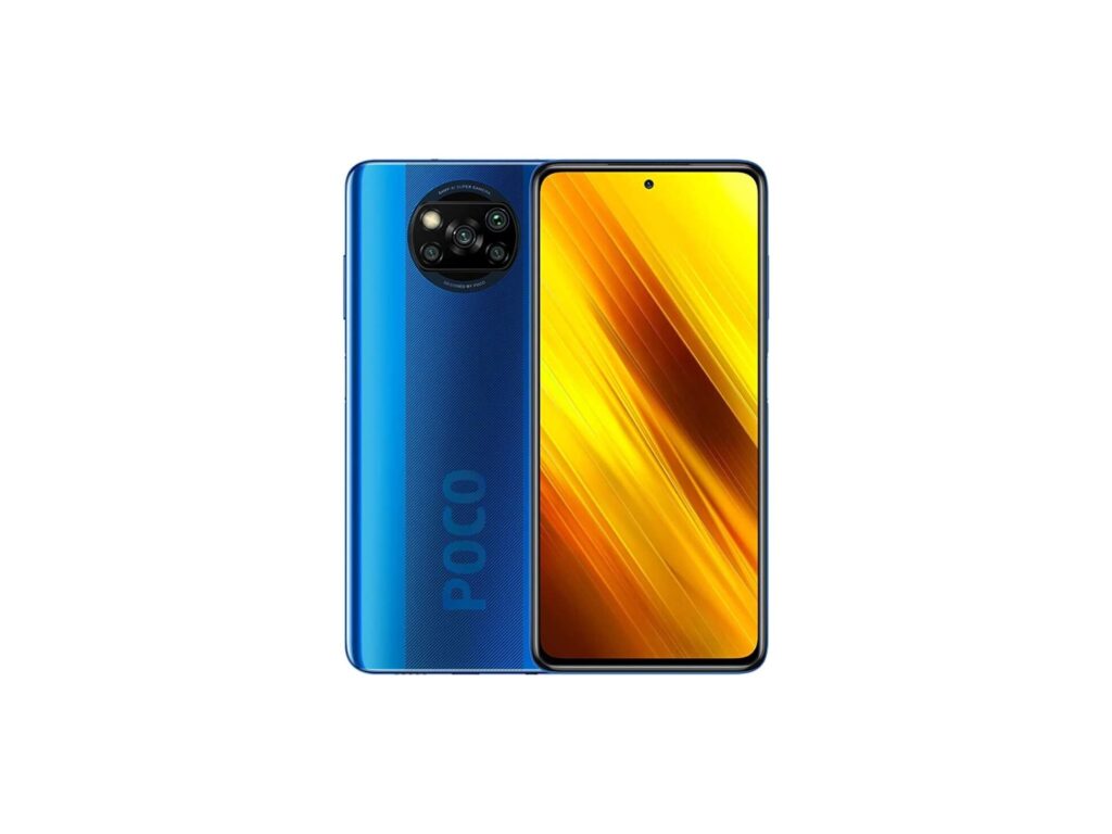 smartphone android miui 13 poco x3 nfc colore blu