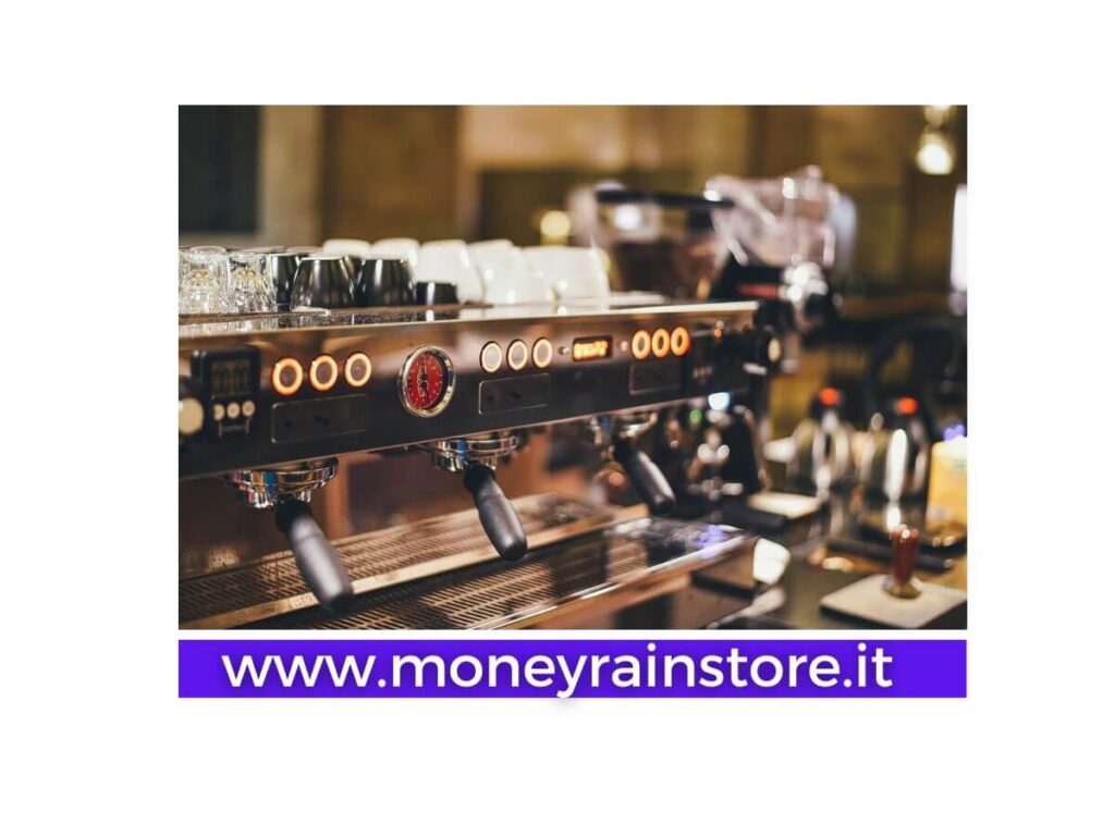 macchina per il caffè professionale, digitale, per uso bar con 3 erogatori
