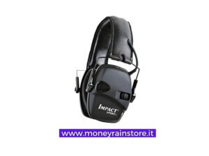 cuffie antirumore lavoro; l'immagine mostra uno dei modelli più venduti, colore nero, marca Honeywell