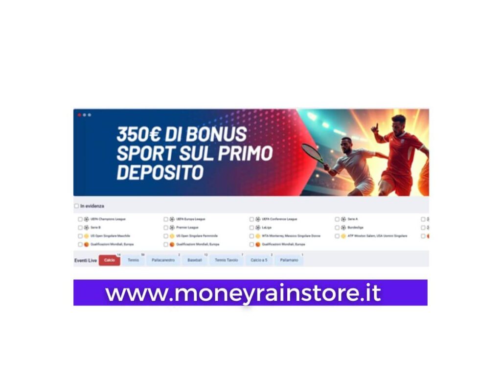 home page del sito bookmakers maratonbet con in evidenza 350 euro di bonus sul primo deposito - cashback scommesse