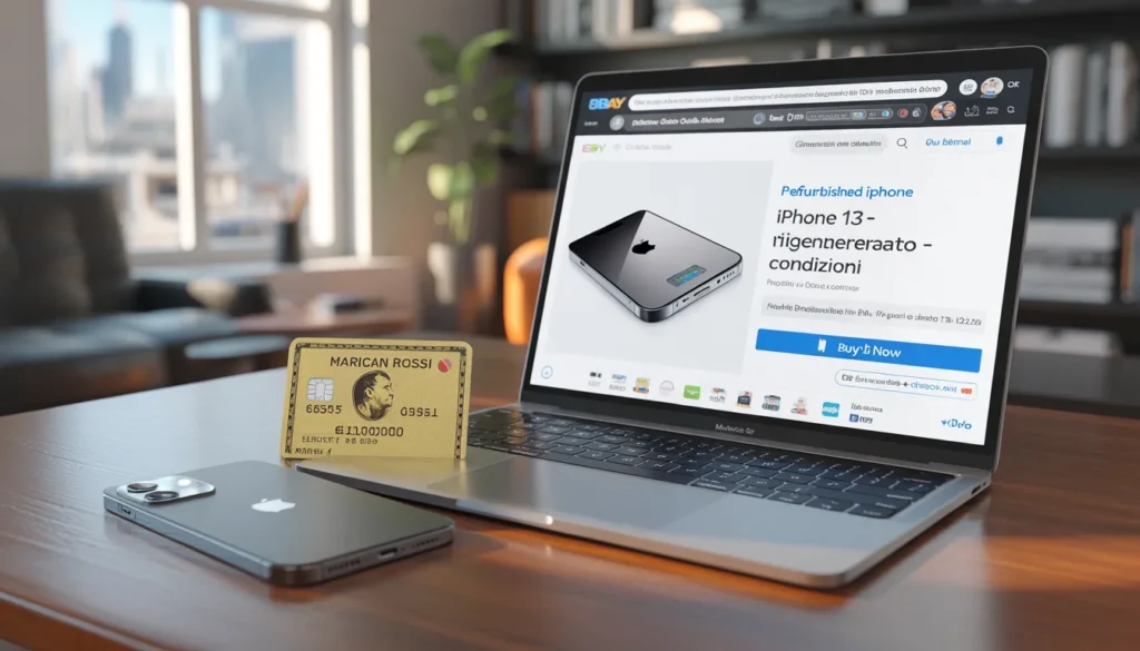 iPhone Ricondizionati 2026: Conviene ancora? Guida Completa al Risparmio Guida all'acquisto di iPhone ricondizionati 2026 su eBay con pagamento sicuro tramite carta American Express."