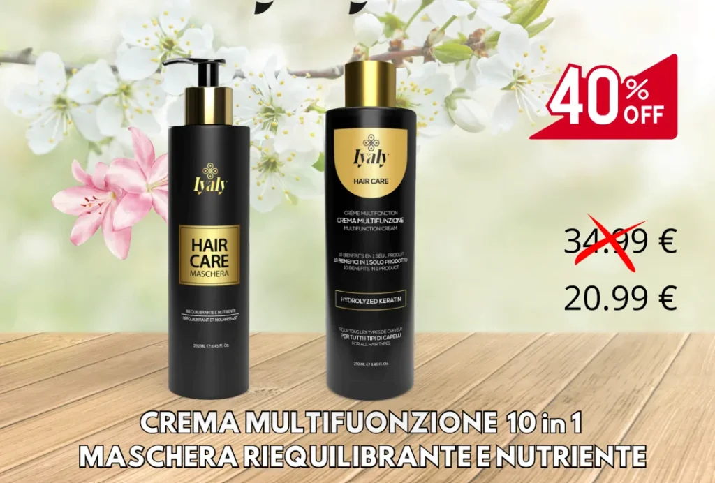 Offerte IYALY 2026: Guida agli Sconti del Mese e Promozioni Lampo Offerte Iyaly 2026 - Crema multifunzione maschera riequilibrante. 2 flaconi con in evidenza lo sconto del 40%