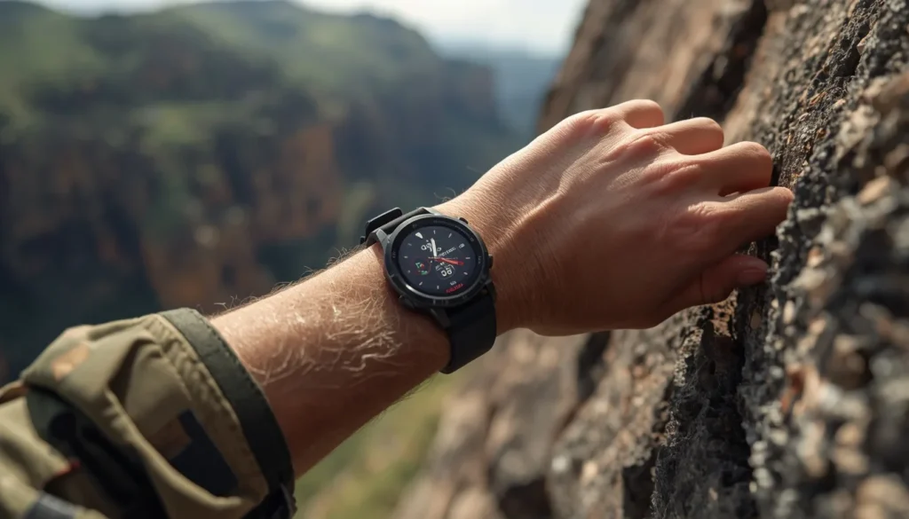 Smartwatch Militare 2026: xTactical 2 è davvero l'orologio indistruttibile definitivo? Avventuriero che indossa lo smartwatch militare XTACTICAL 2 2026 mentre fa arrampicata.