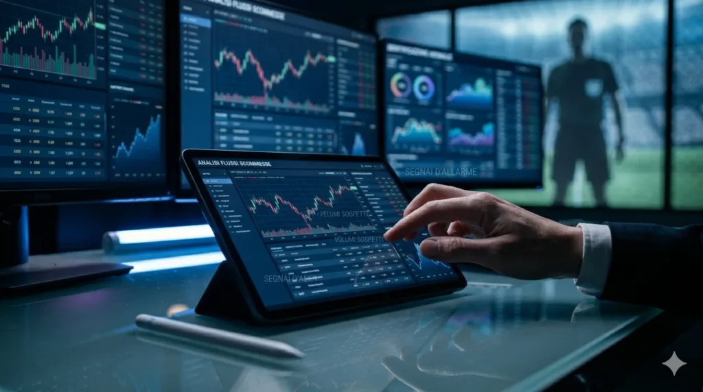 Inchiesta Arbitri 2026: Come i Nuovi Scandali Stanno Trasformando il Betting Professionale Analisi dati scommesse su tablet professionale per l'inchiesta arbitri 2026